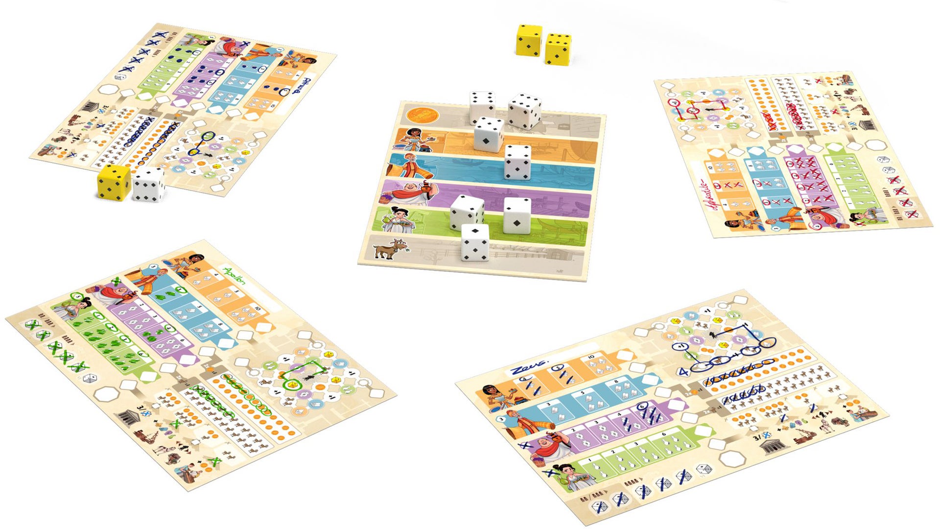 Ticket to Ride maker’s rollandwrite board game Corinth is now free to